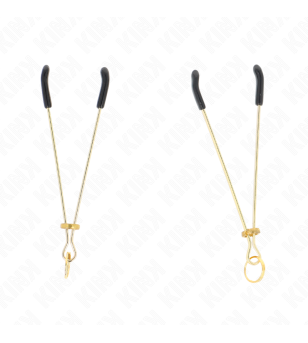 KINK - PINCES À MATELONS FINES OR 7 CM