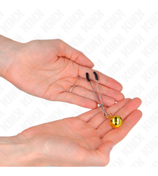 KINK - PINCES À TÉLÉPHONE MINCE CLOCHE OR 7 CM