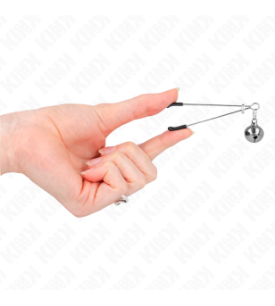 KINK - PINCES À TÉLÉPHONE MINCE CLOCHE ARGENT 7 CM