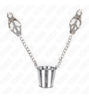 KINK - PINCES À METELIER AVEC SEAU ARGENT