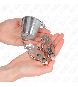 KINK - PINCES À METELIER AVEC SEAU ARGENT