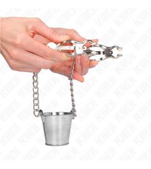 KINK - PINCES À METELIER AVEC SEAU ARGENT