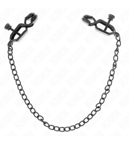 KINK - PINCES À METELLES CHAÎNE PLATE NOIR 30 CM