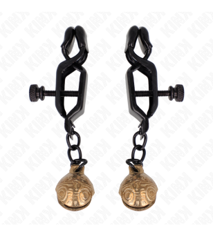 KINK - PINCES À METELONS STYLE CLOCHE NOIR 7 CM