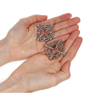 KINK - PINCES À METELLES FLEUR EN MÉTAL