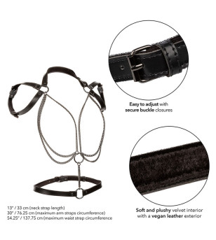 CALEXOTICS - EUPHORIA HARNAIS LICOL MULTICHAÎNES PREMIUM GRANDE TAILLE