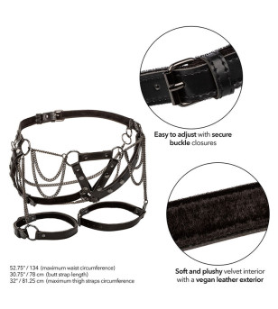 CALEXOTICS - EUPHORIA HARNAIS DE CUISSE MULTICHAÎNES PREMIUM GRANDE TAILLE