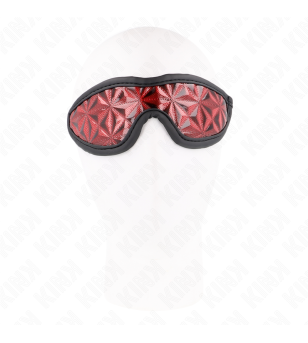 KINK - SERRE-TÊTE MOTIF DIAMANTS ROUGE 20,5 x 6 CM