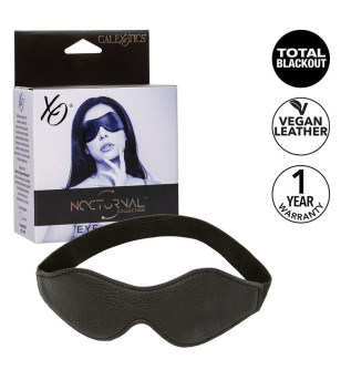 CALEXOTICS - NOCTURNAL MASQUE POUR LES YEUX EN CUIR PVC NOIR