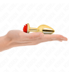 KINK - PLUG ANAL OR ROSE ROUGE TAILLE M