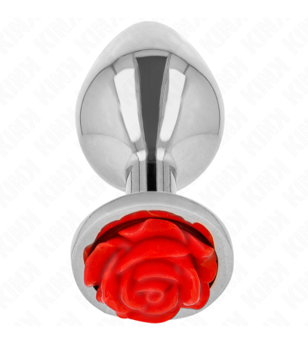 KINK - PLUG ANAL ROSE ROUGE TAILLE M