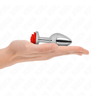 KINK - PLUG ANAL ROSE ROUGE TAILLE M