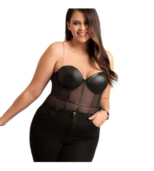 SUBBLIME - BODY NOIR  BRETELLES CHAÎNE L/XL