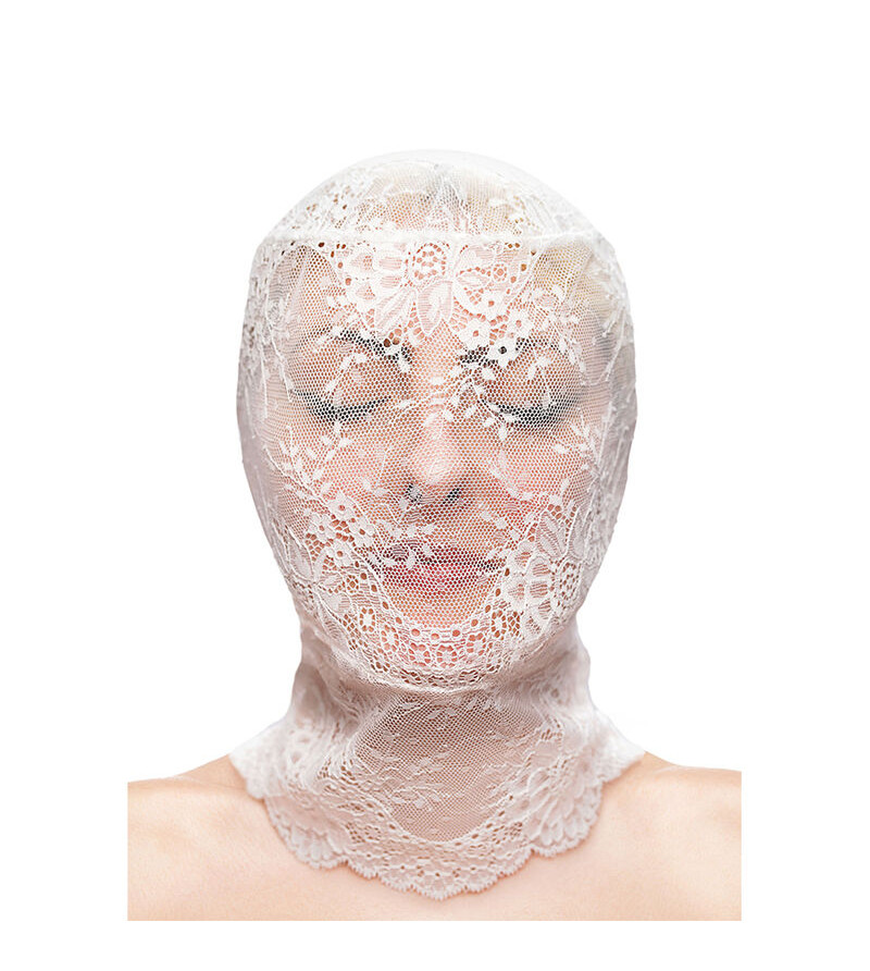 NS NOVELTIES - FETISH  FASHION CAGOULE EN DENTELLE BLANCHE