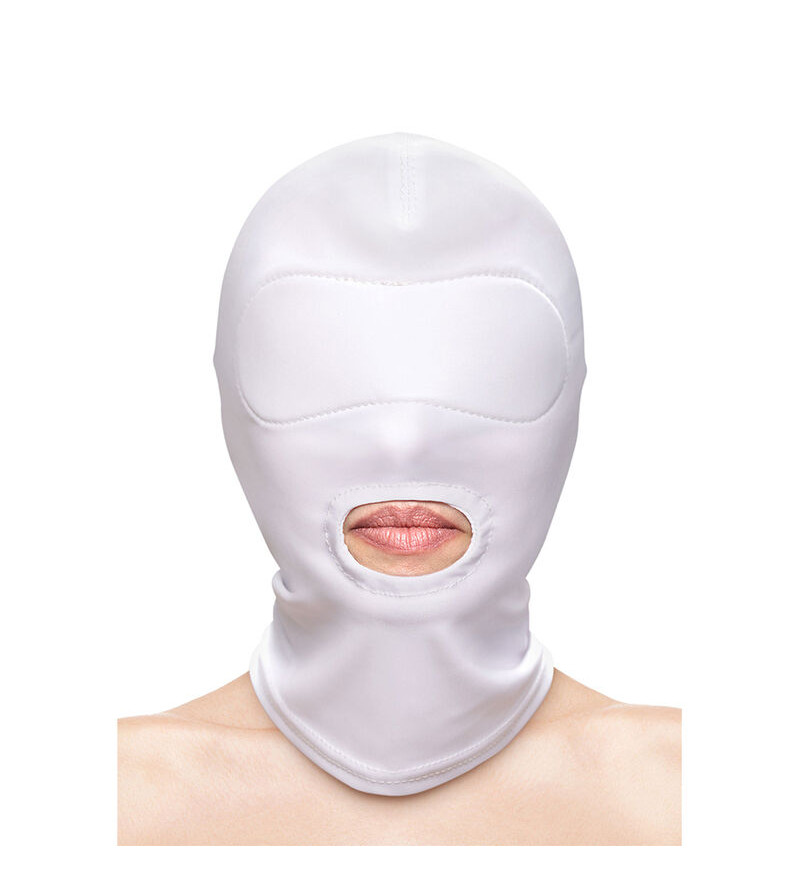 NS NOVELTIES - FETISH  FASHION CAGOULE BOUCHE NYLON BLANC