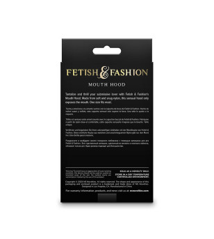 NS NOVELTIES - FETISH  FASHION CAGOULE BOUCHE NYLON BLANC