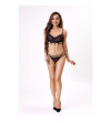 LIVCO CORSETTI FASHION - NERINA 20240 SOUTIEN-GORGE + STRING NOIR L/XL