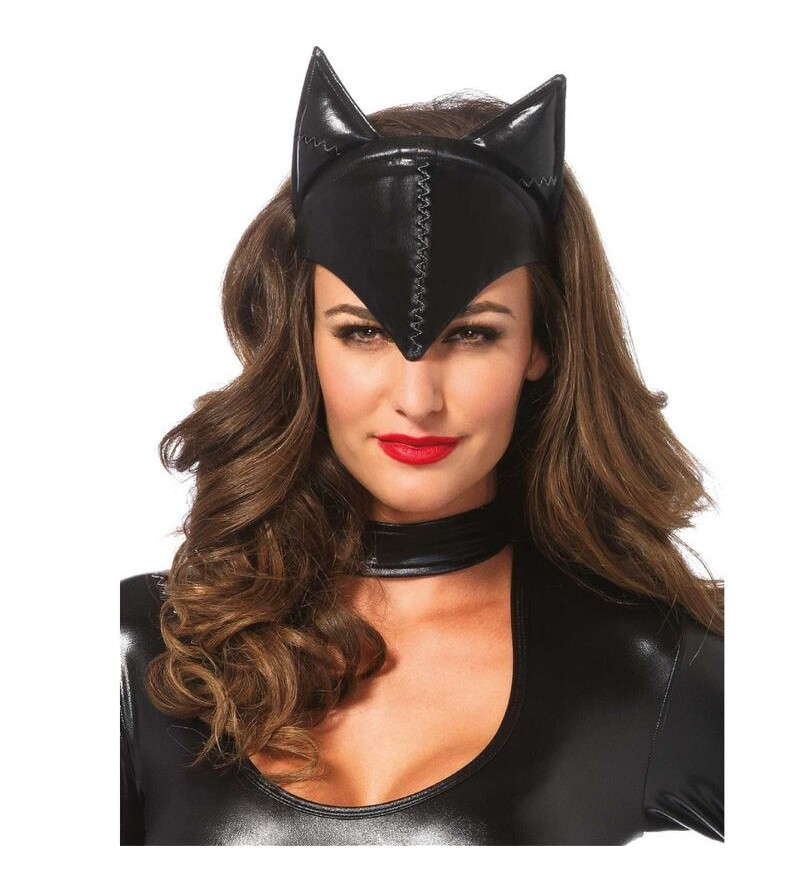 LEG AVENUE - MASQUE DE FEMME CHAT NOIR