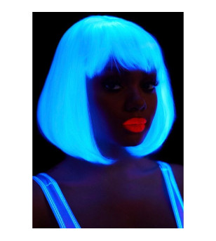 LEG AVENUE - PERRUQUE BOB PHOSPHORESCENTE BLANCHE