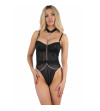 LIVCO CORSETTI FASHION - RUBIKA LC XG079 BODY AVEC RAS DE COU NOIR XL