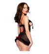 CHILIROSE - CR 4832 BABYDOLL NOIR S/M