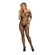 SUBBLIME - 951719 BODYSTOCKING RÉSEILLE ÉPAULES OUVERTES NOIR TAILLE UNIQUE