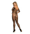SUBBLIME - 951719 BODYSTOCKING RÉSEILLE ÉPAULES OUVERTES NOIR TAILLE UNIQUE