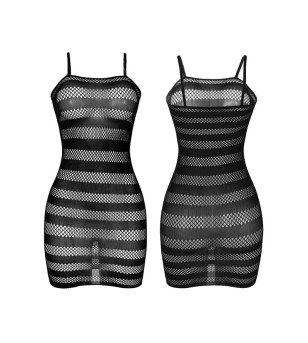 SUBBLIME - 951733 ROBE RÉSEILLE RAYURES NOIRES TAILLE UNIQUE