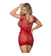 SUBBLIME - 951924 ROBE COURTE EN CROCHET ROUGE TAILLE UNIQUE