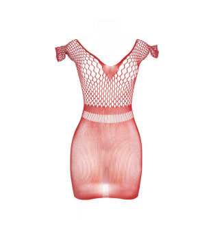 SUBBLIME - 951924 ROBE COURTE EN CROCHET ROUGE TAILLE UNIQUE