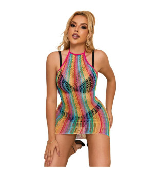 SUBBLIME - 952341 ROBE RÉSEILLE ARC-EN-CIEL TAILLE UNIQUE