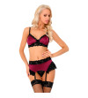 LIVCO CORSETTI FASHION - NAHIR LC 20214 SOUTIEN-GORGE + CULOTTE + PORTE-JARRETELLES L/XL