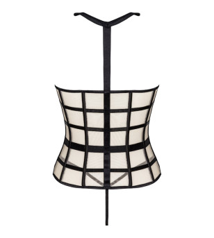 LIVCO CORSETTI FASHION - LAURA LC 20215 CORSET + STRING L/XL