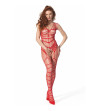 PASSION - BS 102 BODYSTOCKING ROUGE TAILLE UNIQUE