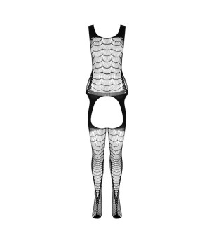 PASSION - BS 104 BODYSTOCKING ROUGE TAILLE UNIQUE