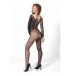 PASSION - BS 107 BODYSTOCKING NOIR TAILLE UNIQUE