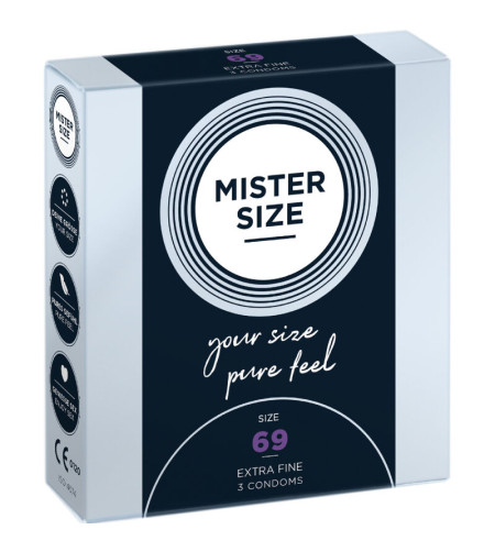 MISTER SIZE - PRÉSERVATIFS TAILLE XXXL 69 MM (3 UNITÉS)