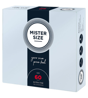 MISTER SIZE - PRÉSERVATIF TAILLE XL 60 MM (36 UNITÉS)