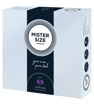 MISTER SIZE - PRÉSERVATIFS TAILLE XXXL 69 MM (36 UNITÉS)