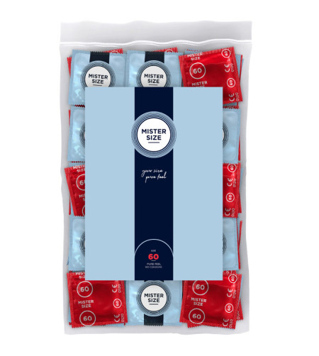MISTER SIZE - PRÉSERVATIF TAILLE XL 60 MM (100 UNITÉS)