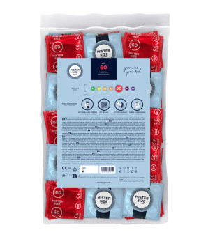 MISTER SIZE - PRÉSERVATIF TAILLE XL 60 MM (100 UNITÉS)