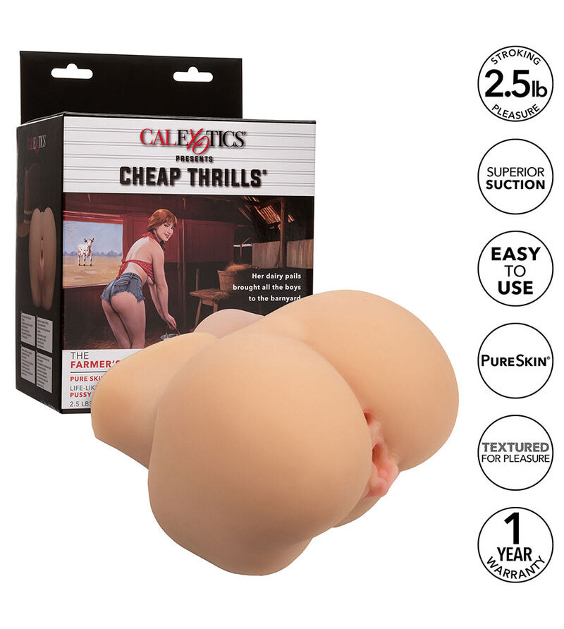 CALEXOTICS - LA FILLE DU FERMIER DOUBLE MASTURBATEUR RÉALISTE CHAIR