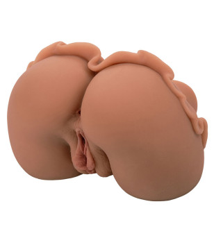 CALEXOTICS - LA REINE DU RETOUR À LA MAISON MASTURBATEUR DOUBLE RÉALISTE CARAMEL