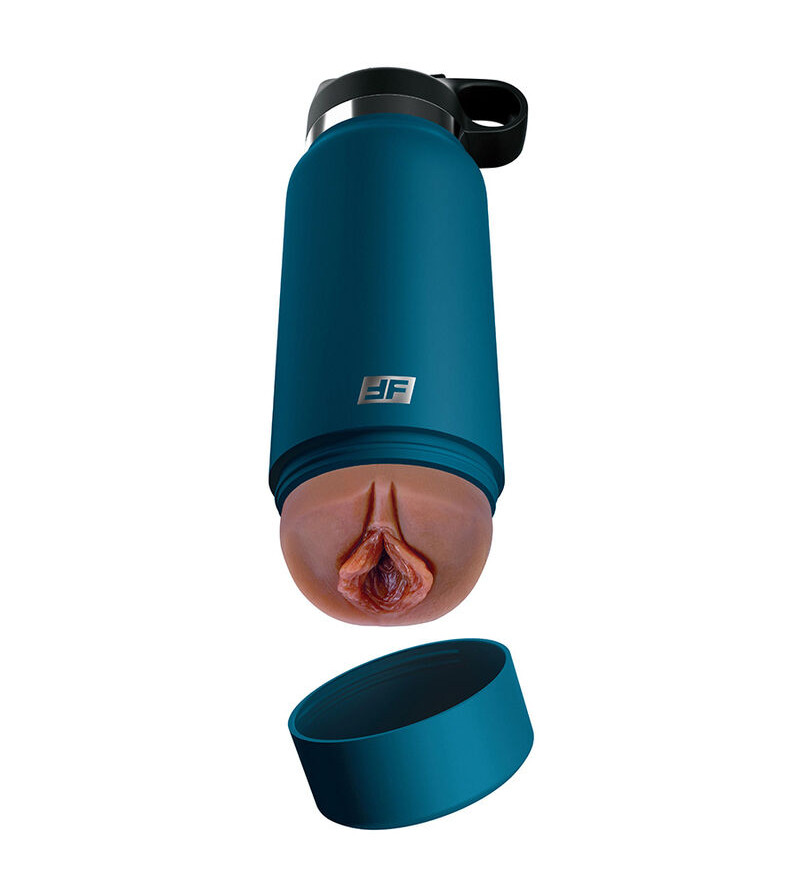 PDX PLUS - FUCK FLASK VAGINE STROKER DISCRET MODÈLE MARRON 1