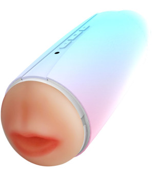 ARMONY - MASTURBATEUR VIBRATEUR DOUBLE VAGIN ET BOUCHE ARC-EN-CIEL