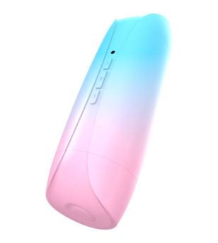 ARMONY - MASTURBATEUR VIBRATEUR DOUBLE VAGIN ET BOUCHE ARC-EN-CIEL