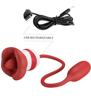 PRETTY LOVE - MASTURBATEUR  BOUCHE ROUGE ALIYAH