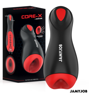 JAMYJOB - CORE-X MASTURBATEUR AUTOMATIQUE 5 MODES ONDES STIMULANTES ET VIBRATIONS