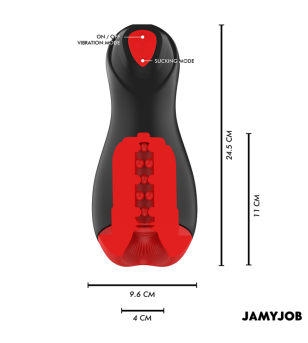 JAMYJOB - CORE-X MASTURBATEUR AUTOMATIQUE 5 MODES ONDES STIMULANTES ET VIBRATIONS