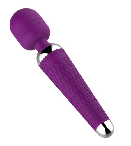 ARMONY - MASSEUR DE TÊTE FLEXIBLE ET VIBRATEUR VIOLET